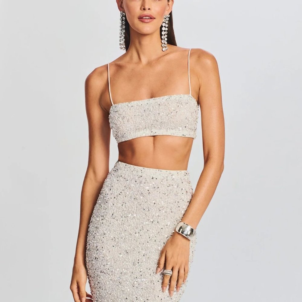 Retrofete Mara Top in Silver